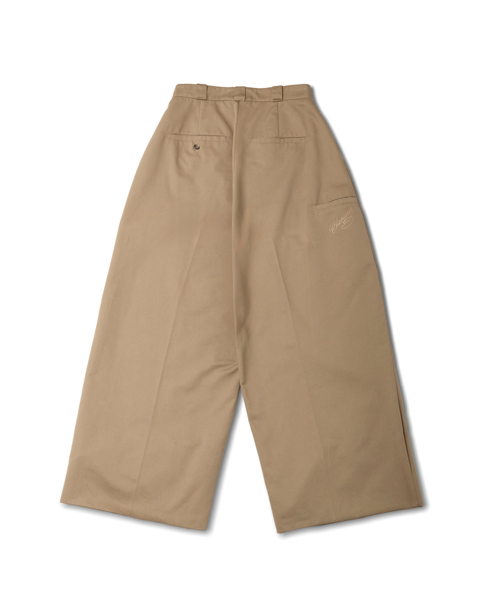 【関税込み】WILLY CHAVARRIA カーキ Cholo チノパンツ Willy Chavarria Men's Wide-Leg Cholo Chino Pants - Bergdorf