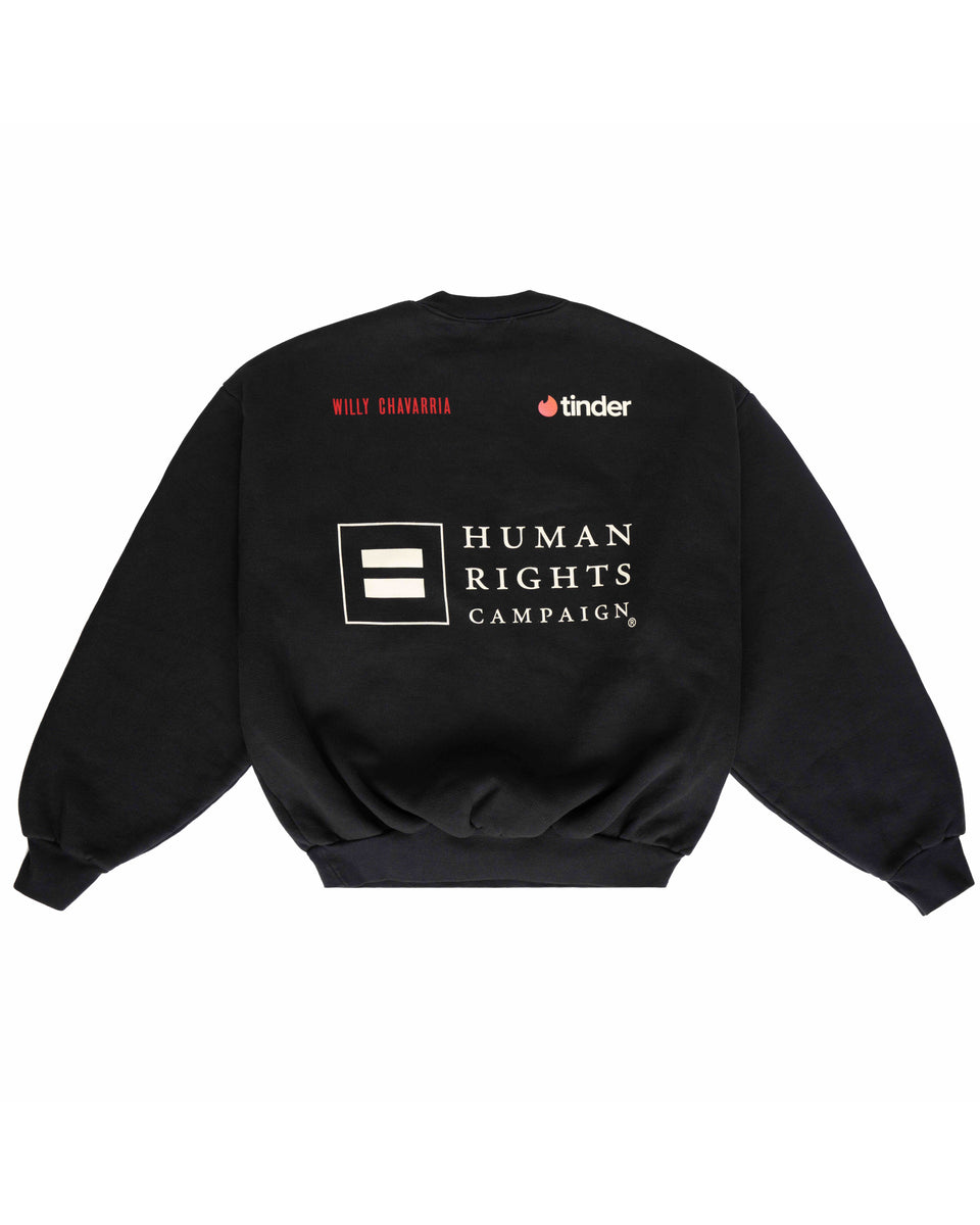 WILLY CHAVARRIA x TINDER CREWNECK | Willy Chavarria