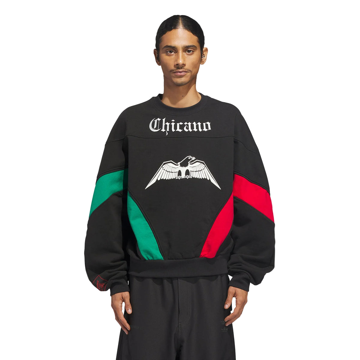 the x adidas WILLY CHAVARRIA ブルゾン ADIDAS X WC WATSONVILLE MOCKNECK-BLACK/RED | Willy Chavarria