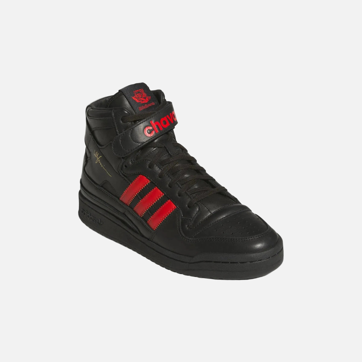 ADIDAS X WC FORUM HI - CORE BLACK/CORE BLACK/RED | Willy Chavarria