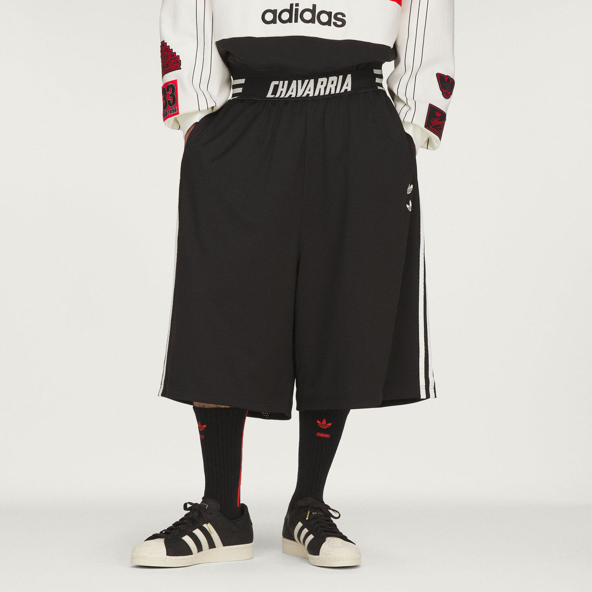 adidas Willy chavarria　ショートパンツXS ADIDAS X WC MESH SHORT - BLK | Willy Chavarria