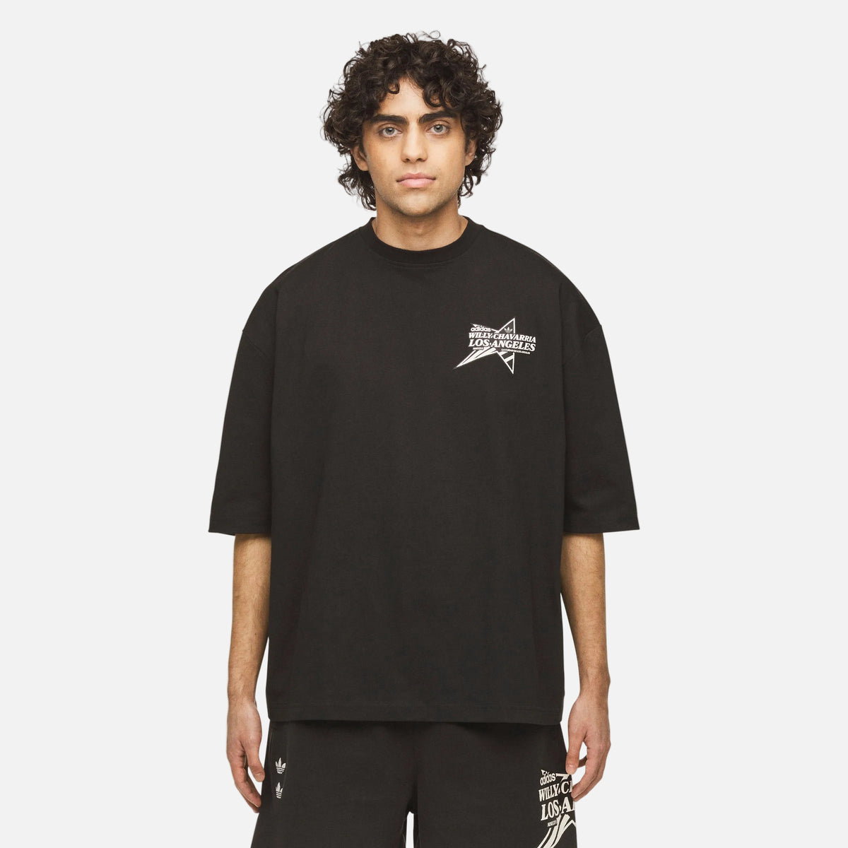 THE STAR CLUB 『FANATIC 』 ADIDAS X WC STAR LOGO TEE - BLK | Willy Chavarria