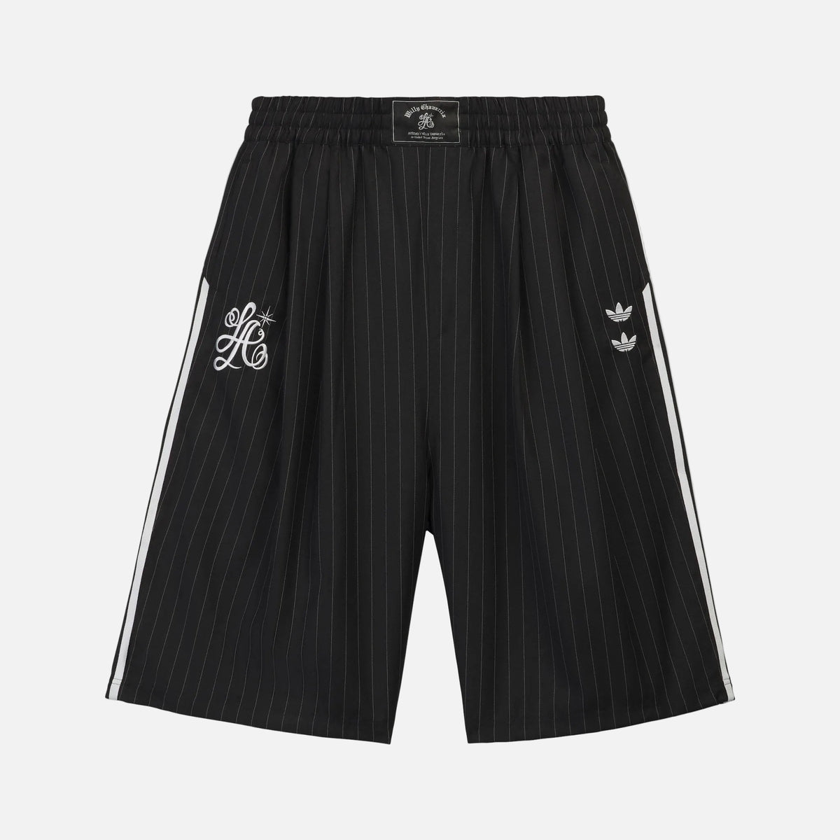 ADIDAS X WC PINSTRIPE SHORT - BLK/WHT | Willy Chavarria