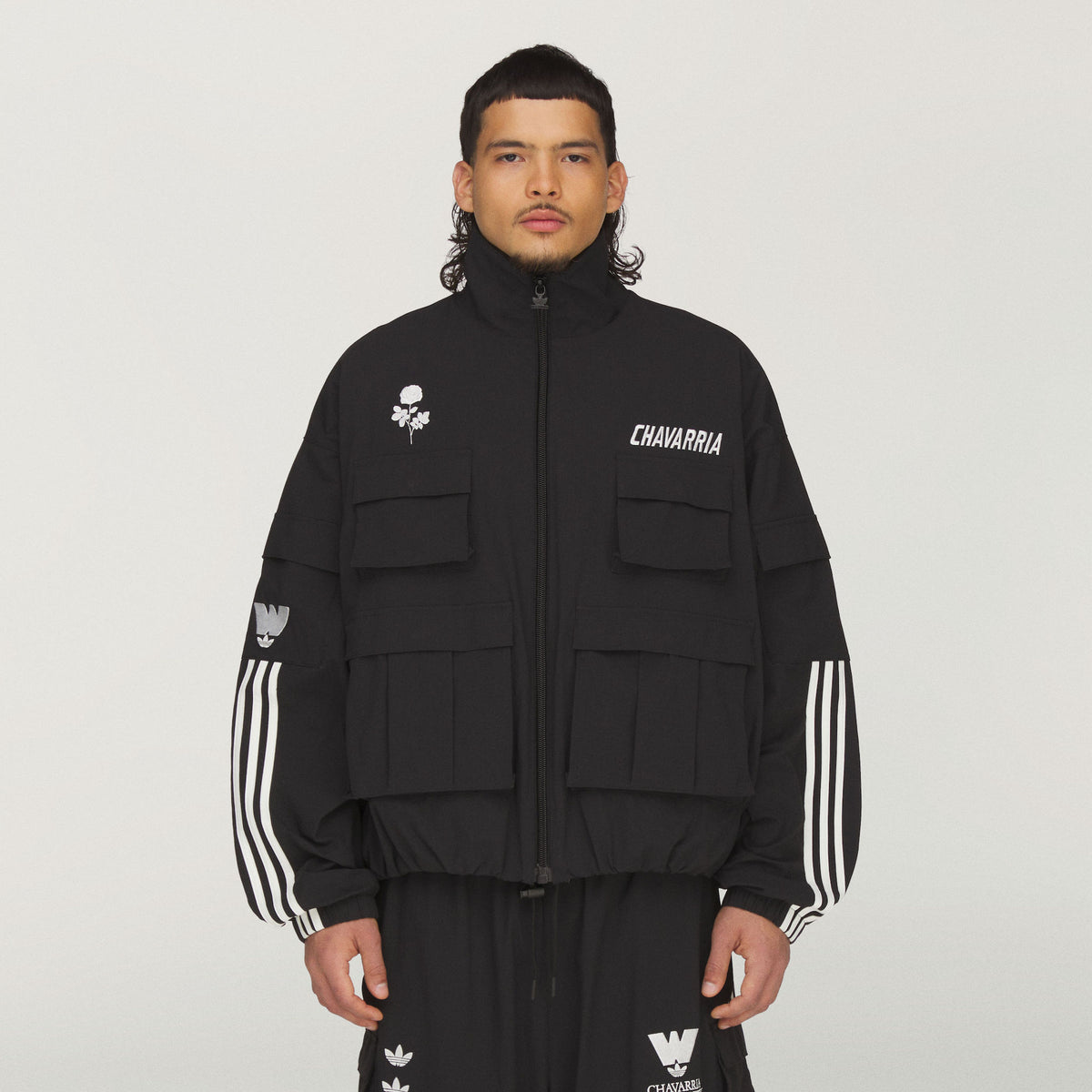 ADIDAS X WC CARGO TRACK JACKET - BLK | Willy Chavarria