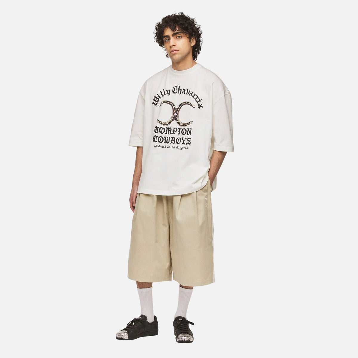 ADIDAS X WC COMPTON COWBOYS TEE - OFWHT | Willy Chavarria
