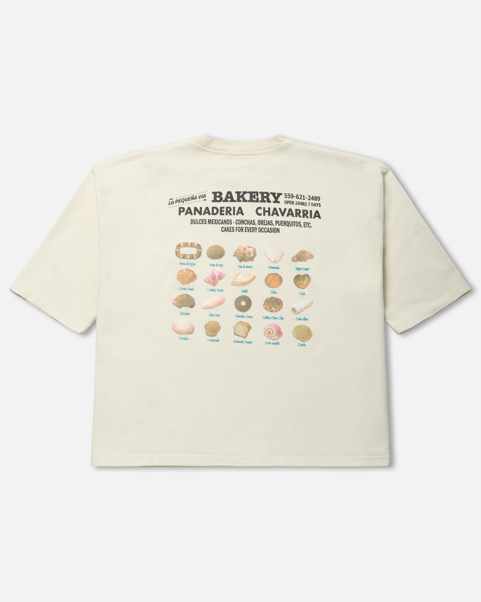 PANADERIA CHAVARRIA BIG BOX BUFFALO TEE - WHITE | Willy Chavarria