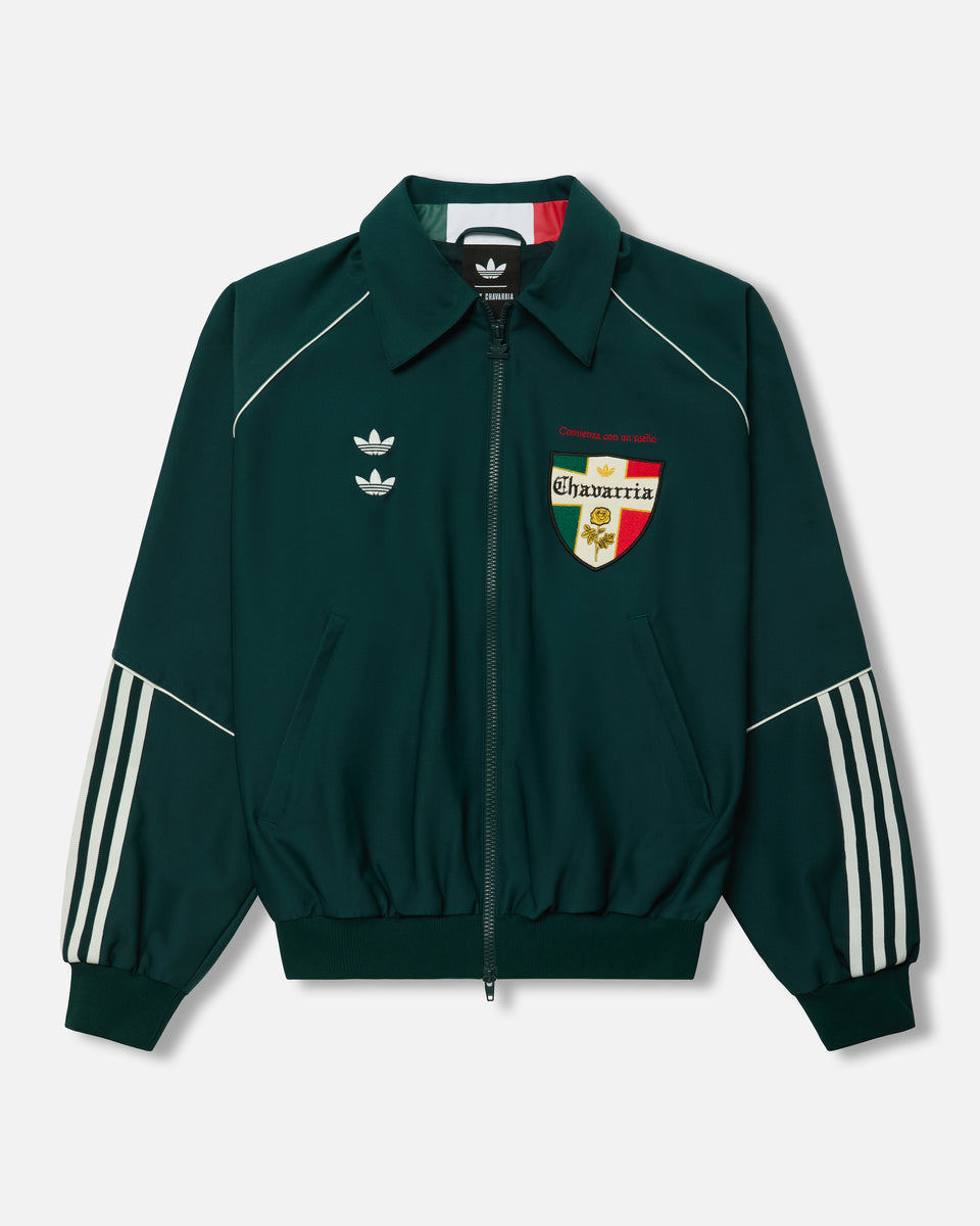 ADIDAS X WC TWILL TRACK JACKET-AUR/IVY | Willy Chavarria