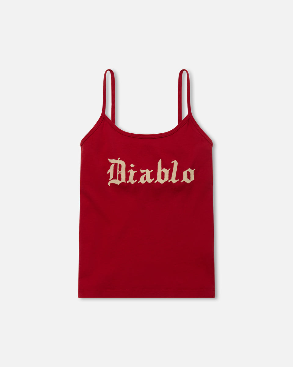 DIABLO CHOLITA TANK - RED | Willy Chavarria