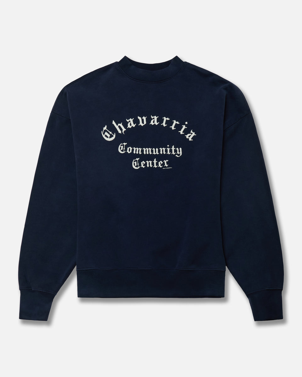ネイバーフッド　timc inc 　チャレンジャー　PORTER　ワコマリア CHAVARRIA COMMUNITY CENTER HOOLIGAN CREWNECK - PEACOAT | Willy