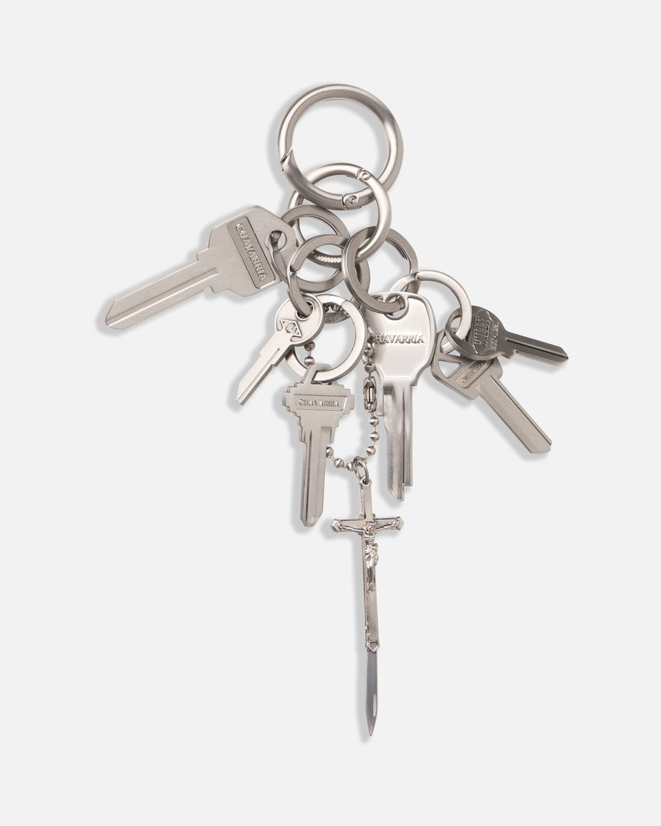 小物 WILLY STAFF KEYFOB /Willychavarria STAFF KEY FOBS - NCKL | Willy Chavarria
