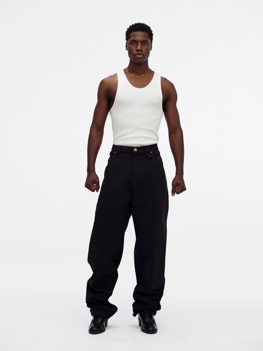 BAD BOY JEAN - BLACK DENIM | Willy Chavarria