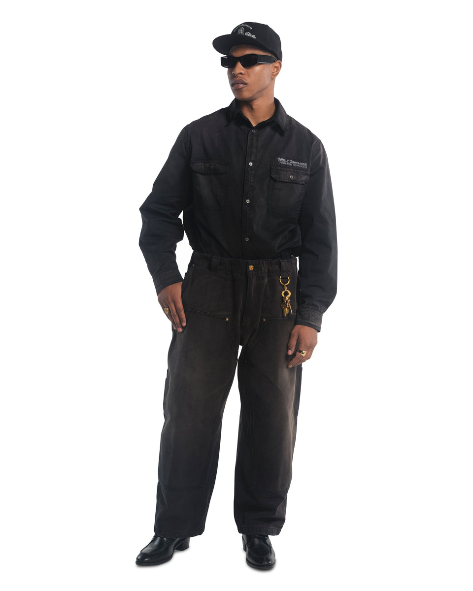 WORKWEAR TOLUCA PANT - BLACK | Willy Chavarria