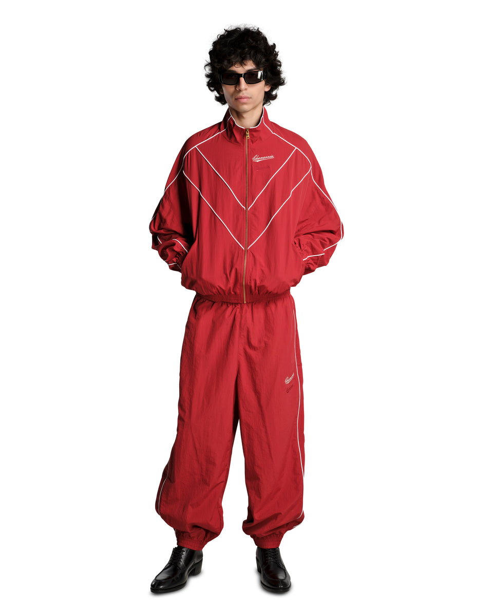 BAD BOY TRACK JACKET - RED HOT | Willy Chavarria