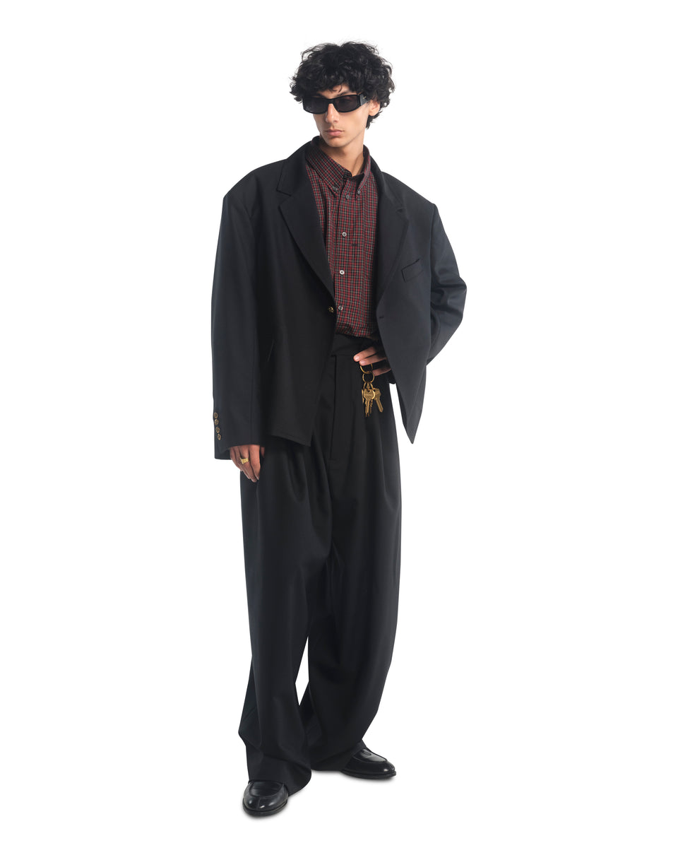 BOX CUTTER JACKET - BLACK | Willy Chavarria