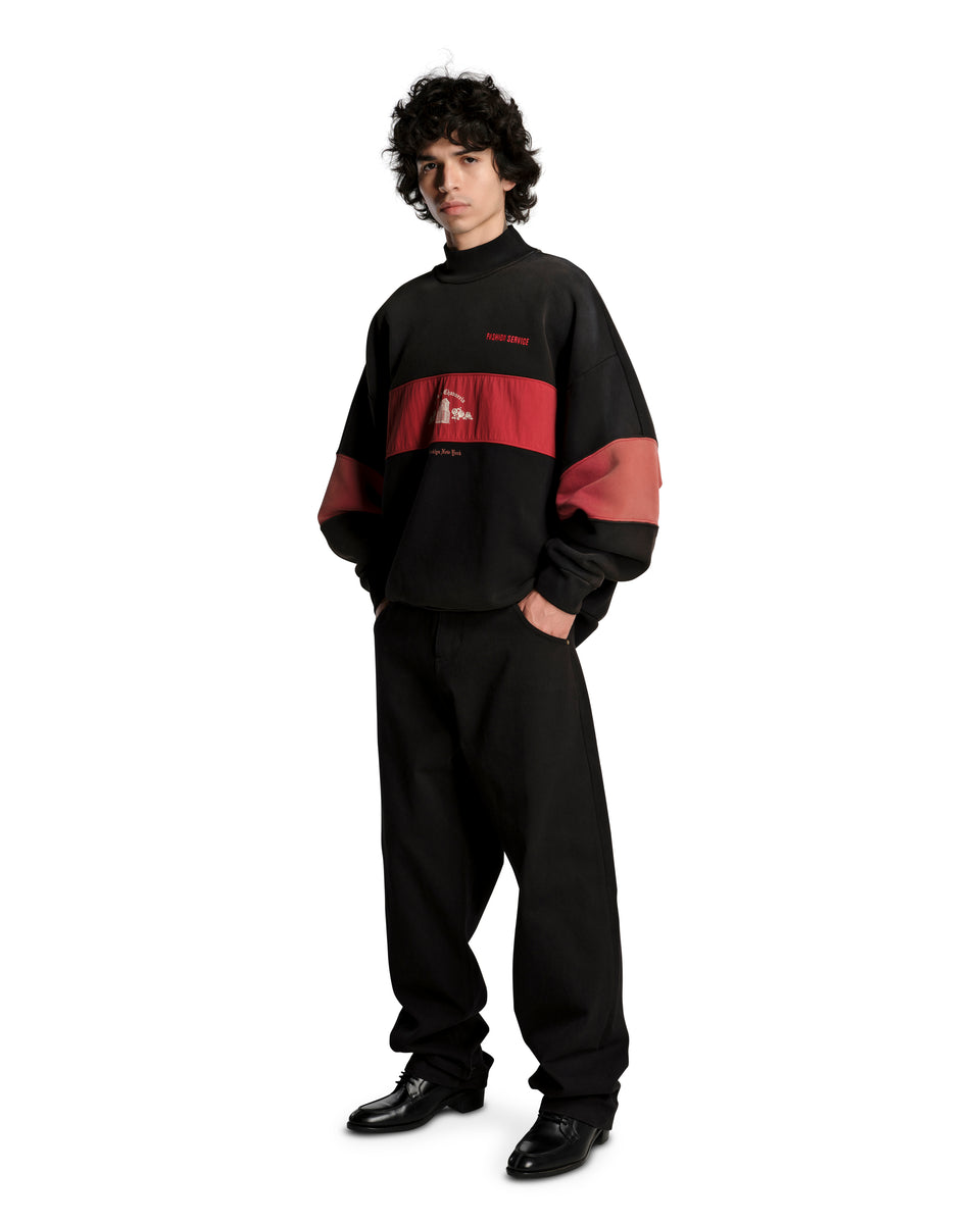 CASA DE CHAVARRIA CREWNECK - BLACK | Willy Chavarria