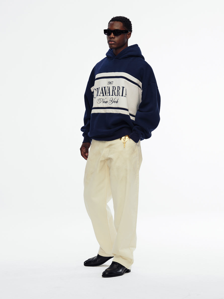 CHAVARRIA STRIPE GILROY HOODIE | Willy Chavarria