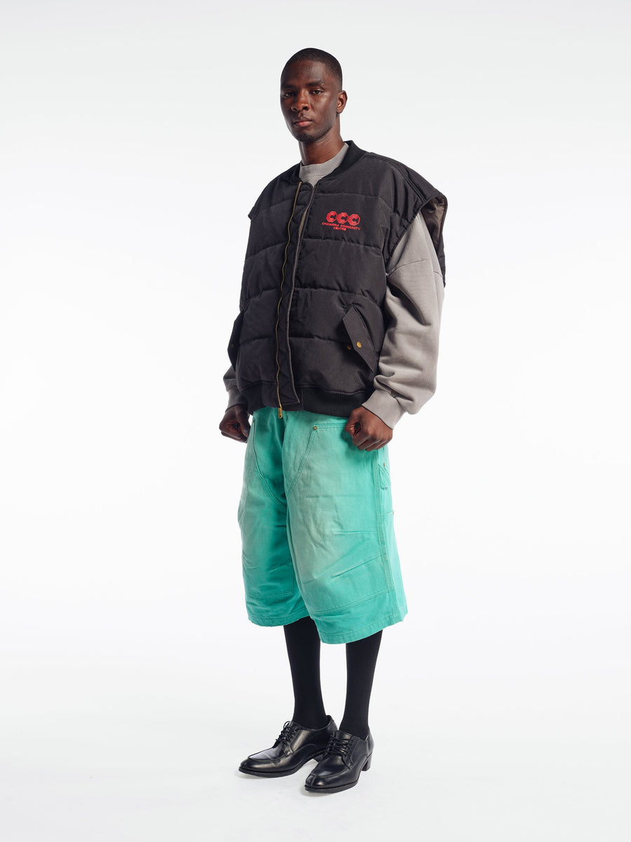 REVERSIBLE VEST - BLACK BEAUTY | Willy Chavarria
