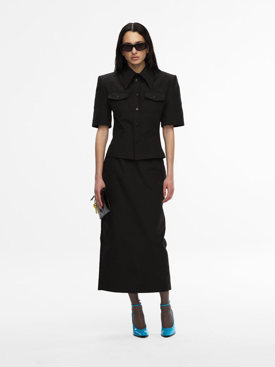 CHAVELA S/S SHIRT - BLK | Willy Chavarria