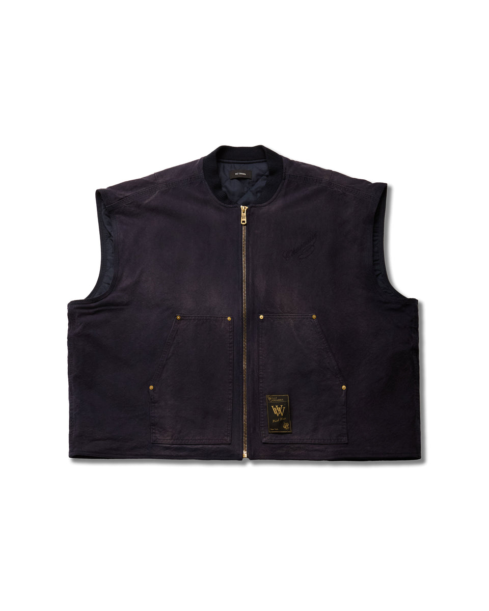 STOCKTON VEST - PEACOAT | Willy Chavarria