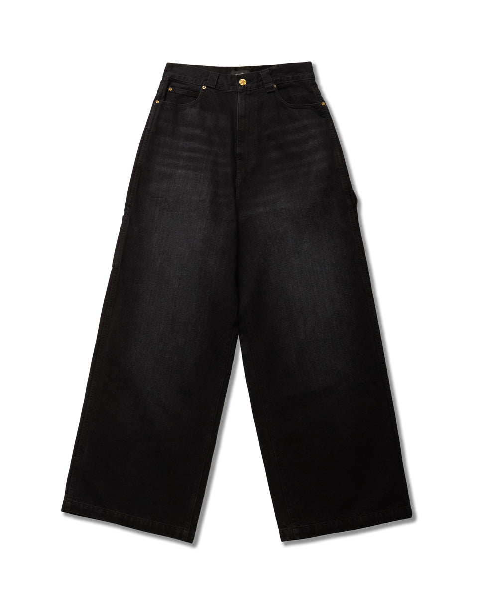 XL CARPENTER JEAN - BLACK DENIM | Willy Chavarria