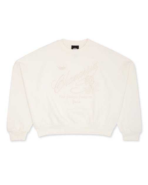 Last One WILLY CHAVARRIA / HALF ZIP SWEAT BRIGHT WHITE