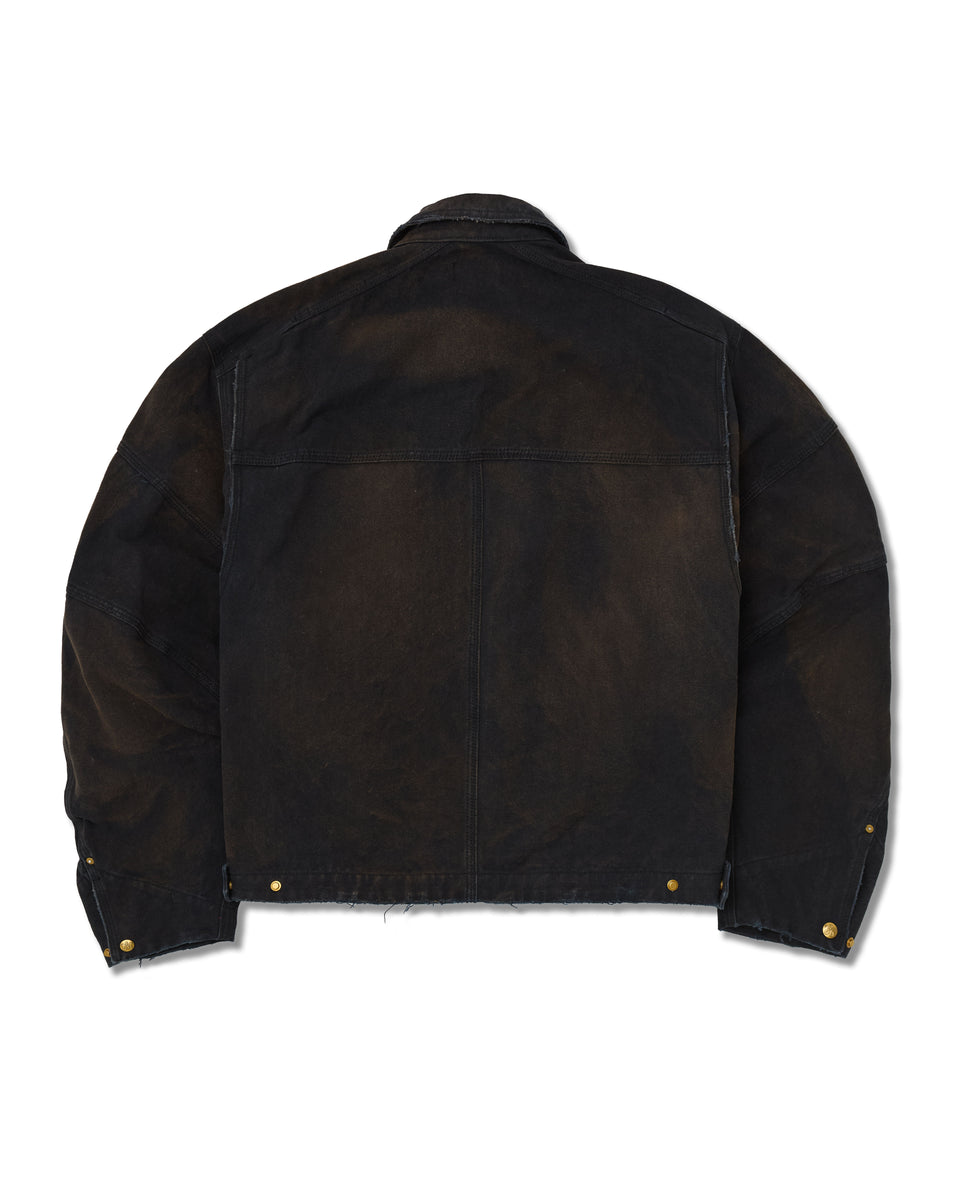 STOCKTON WORK JACKET - BLACK | Willy Chavarria