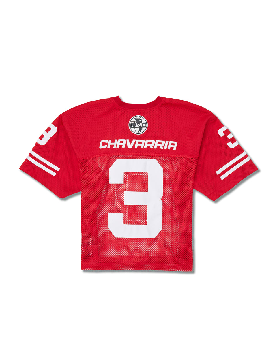 WILLY FOOTBALL JERSEY - RED | Willy Chavarria