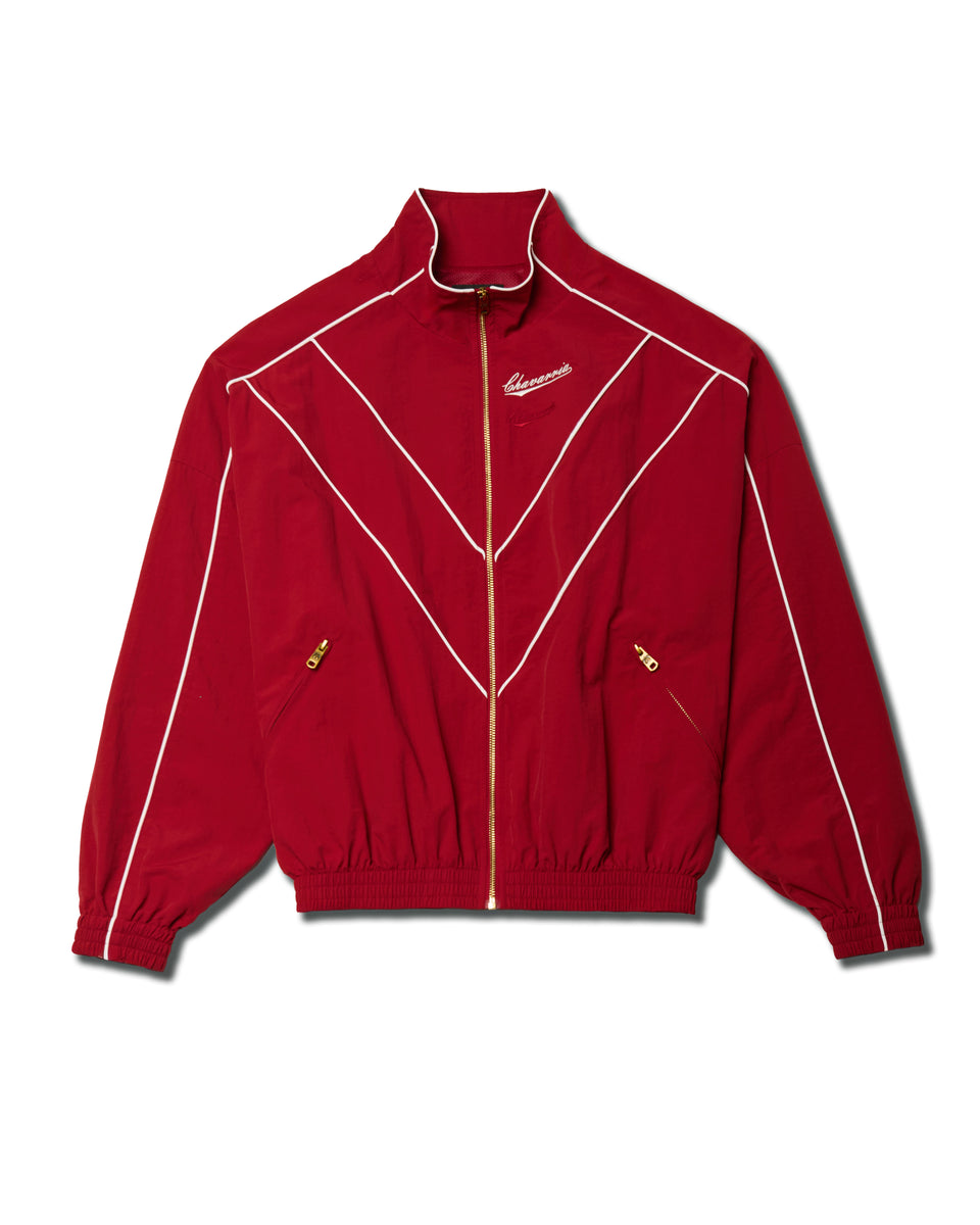 BAD BOY TRACK JACKET - RED HOT | Willy Chavarria