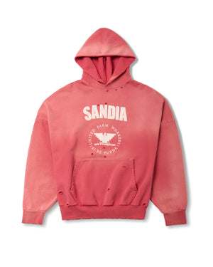 HOOLIGAN HOODIE - "SANDIA" - SANDIA RED