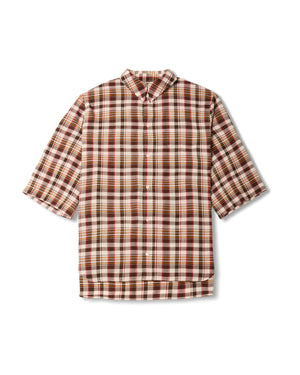 HACIENDA S/S SHIRT - BROWN CHECK