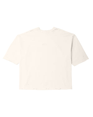 BUDWEISERRIA DESTROYED BUFFALO TEE - OFF WHITE