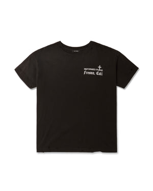 REFORMED PUTAS DESTROYED EASY TEE - BLACK