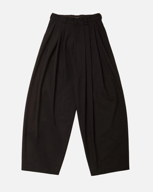 DRAWSTRING WOOL CASCADA - BLACK