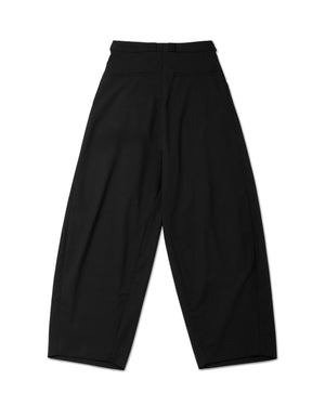 DRAWSTRING WOOL CASCADA - BLACK