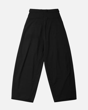 DRAWSTRING WOOL CASCADA - BLACK