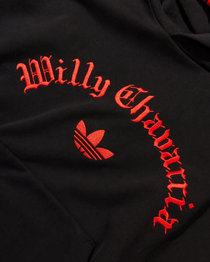 ADIDAS X WC FLEECE HOODIE - BLACK/RED