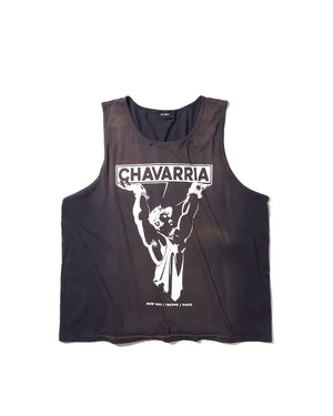 HONCHO TANK - "CHRISTOPHER STREET" - WASHED BLACK