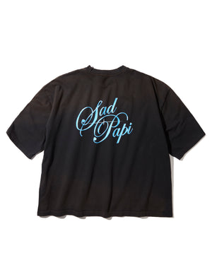 S/S BUFFALO TEE "SAD PAPI" - BLACK