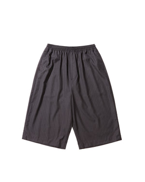 ÓRALE LONG BOXER SHORT - CHARCOAL PINSTRIPE