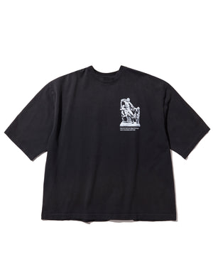 S/S BUFFALO TEE - "PSALMS" - WASHED BLACK