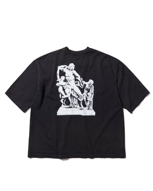 S/S BUFFALO TEE - "PSALMS" - WASHED BLACK