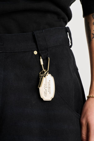 HOTEL KEY FOB - ANTIQUE BRASS