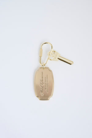 HOTEL KEY FOB - ANTIQUE BRASS