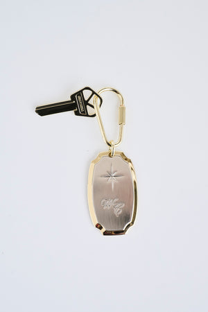 HOTEL KEY FOB - ANTIQUE BRASS