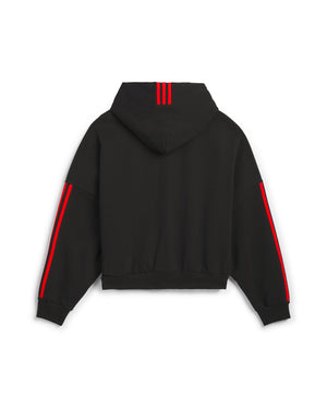 ADIDAS X WC FLEECE HOODIE - BLACK/RED
