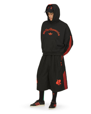 ADIDAS X WC FLEECE HOODIE - BLACK/RED