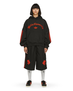 ADIDAS X WC FLEECE HOODIE - BLACK/RED