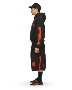 ADIDAS X WC FLEECE HOODIE - BLACK/RED