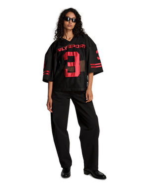WILLY FOOTBALL JERSEY - BLACK