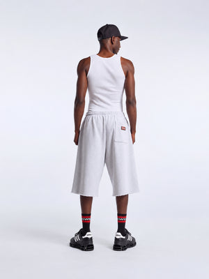BIG WILLY FLEECE SHORTS - HEATHER GRAY